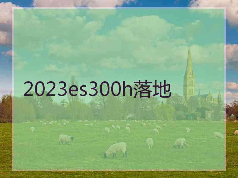 2023es300h落地 2023es300h落地