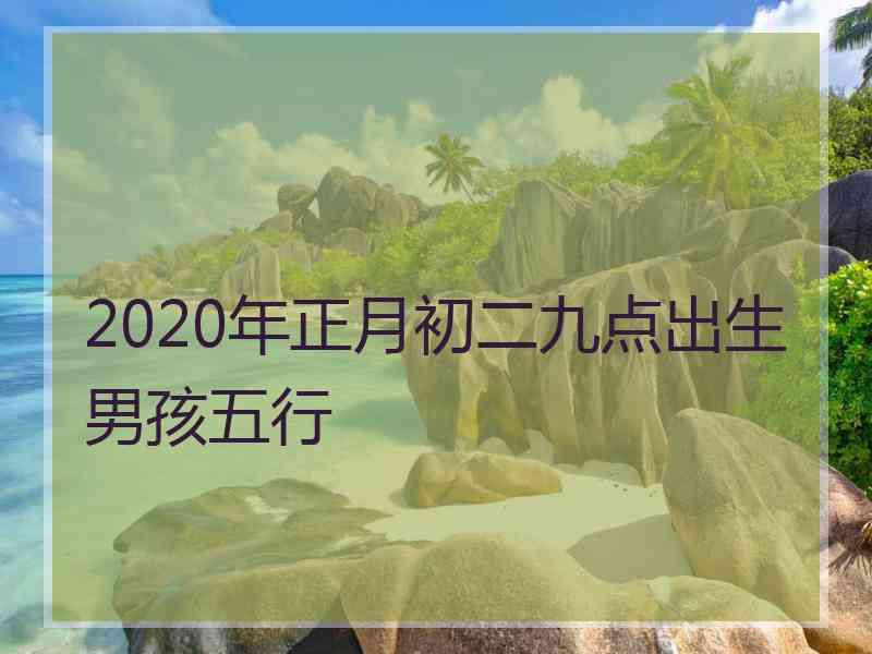 2020年正月初二九点出生男孩五行 2020年正月初二九点出生男孩五行