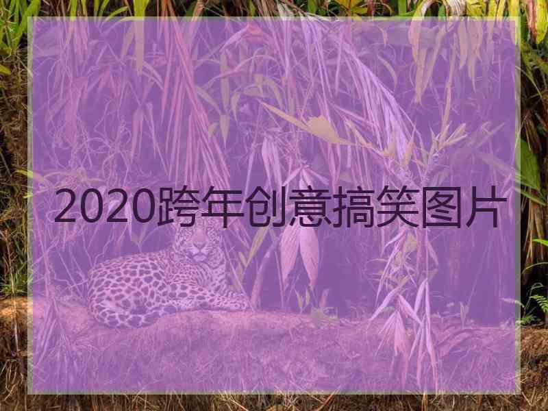 2020跨年创意搞笑图片 2020跨年创意搞笑图片