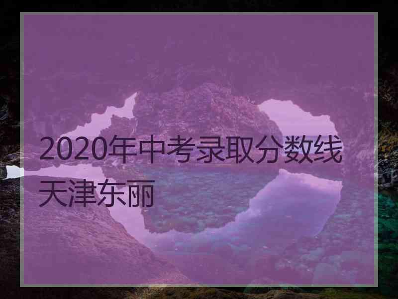 2020年中考录取分数线天津东丽 2020年中考录取分数线天津东丽
