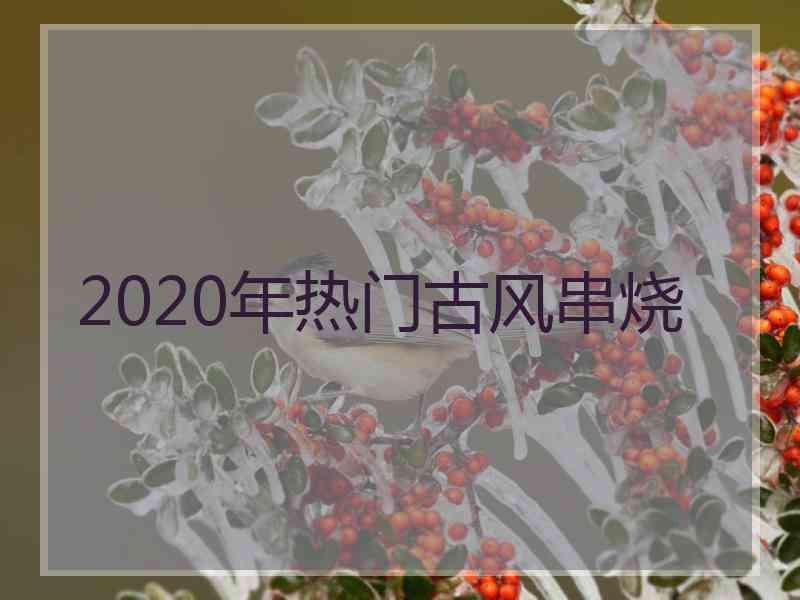 2020年热门古风串烧 2020年热门古风串烧