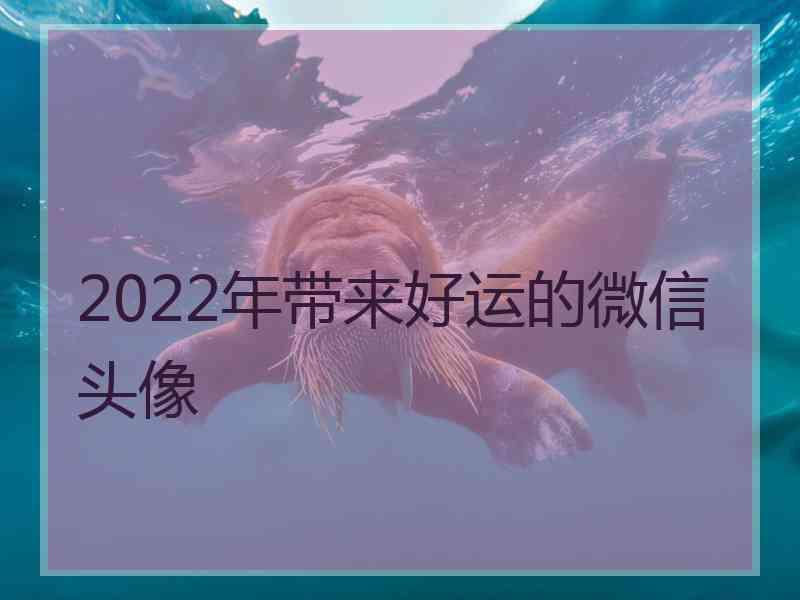 2022年带来好运的微信头像 2022年带来好运的微信头像