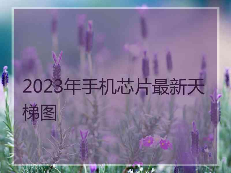 2023年手机芯片最新天梯图 2023年手机芯片最新天梯图