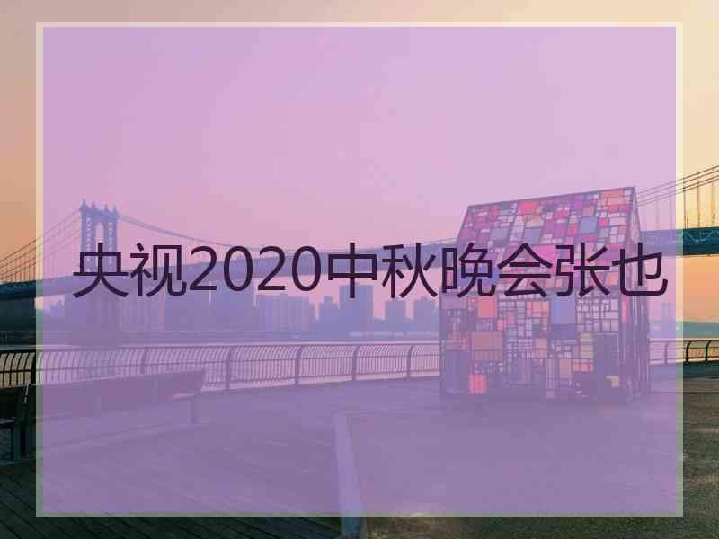 央视2020中秋晚会张也 央视2020中秋晚会张也