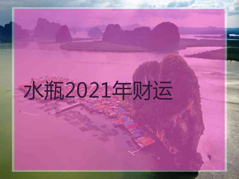 水瓶2021年财运 水瓶2021年财运
