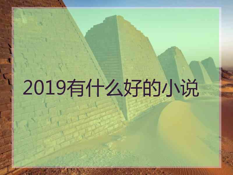 2019有什么好的小说