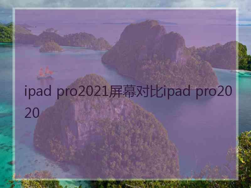 ipad pro2021屏幕对比ipad pro2020