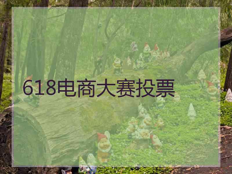 618电商大赛投票