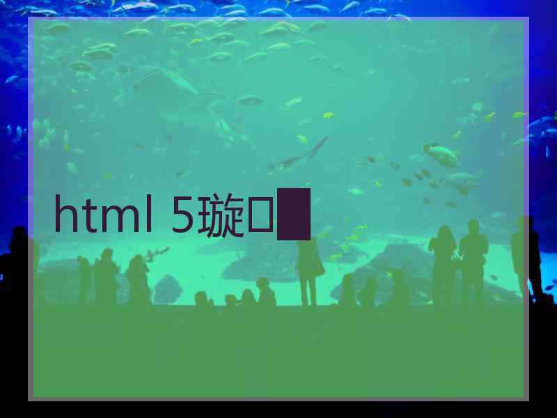 html 5璇█