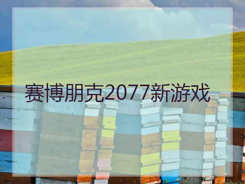 赛博朋克2077新游戏