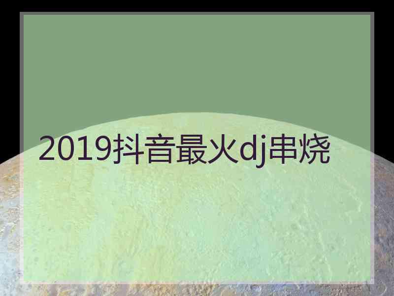 2019抖音最火dj串烧