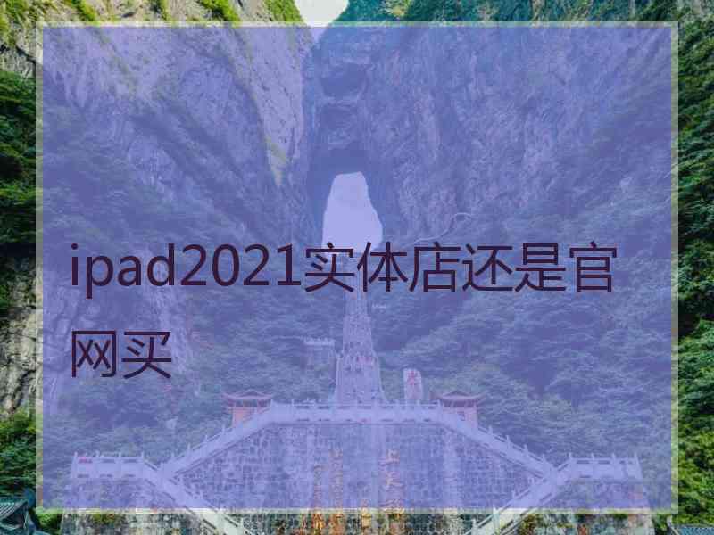ipad2021实体店还是官网买