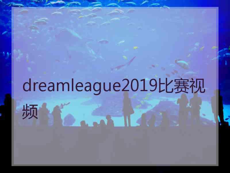 dreamleague2019比赛视频