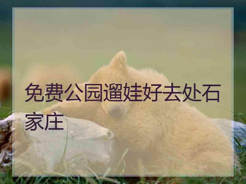 免费公园遛娃好去处石家庄