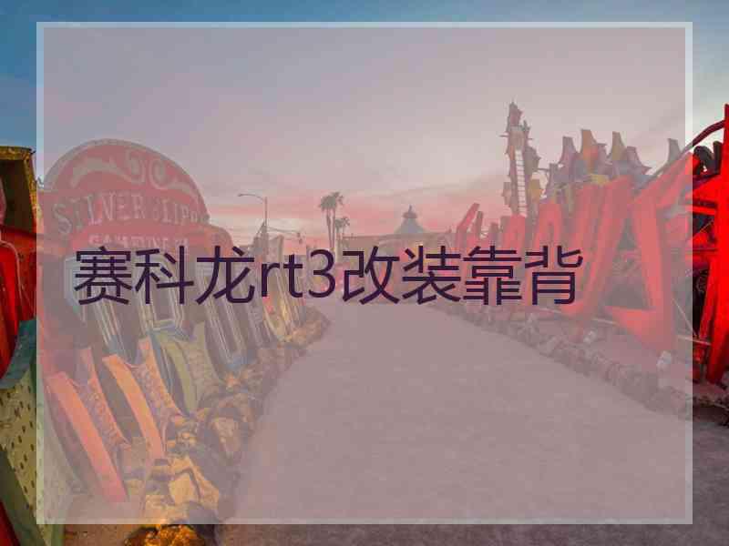 赛科龙rt3改装靠背