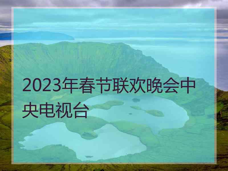 2023年春节联欢晚会中央电视台