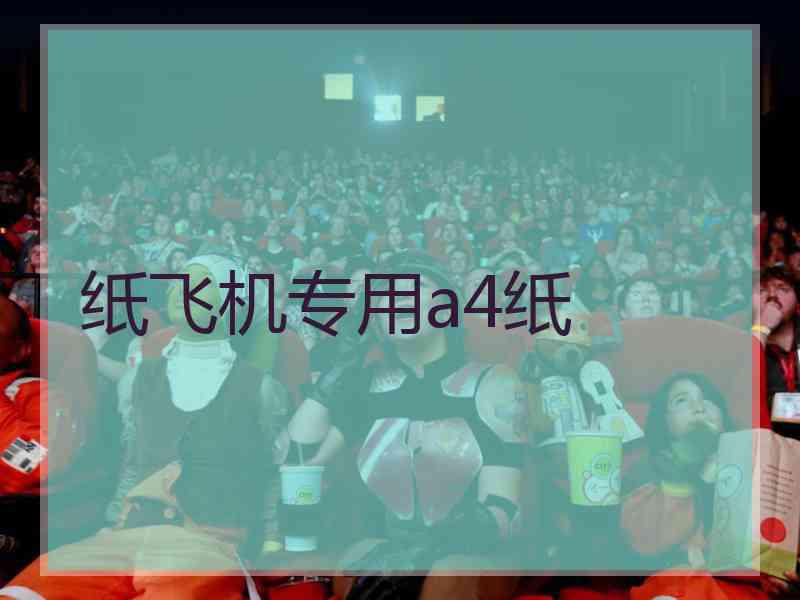 纸飞机专用a4纸