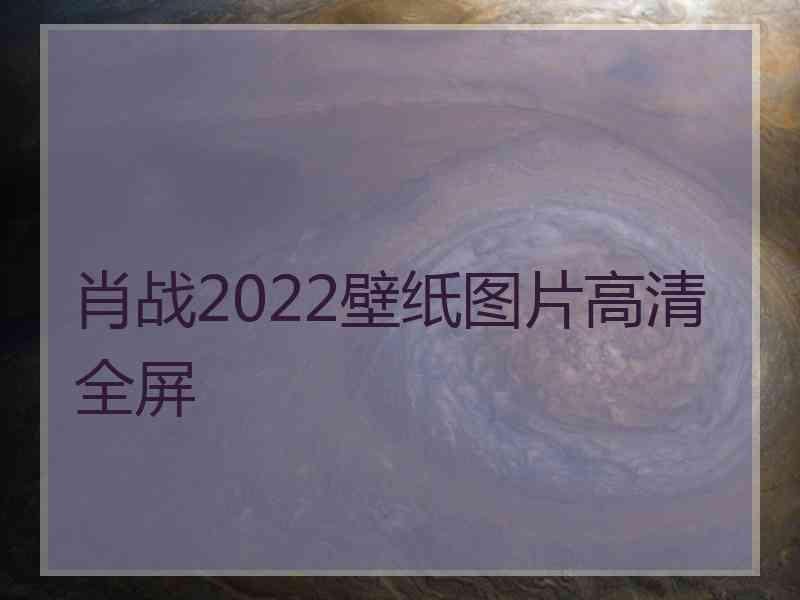 肖战2022壁纸图片高清全屏