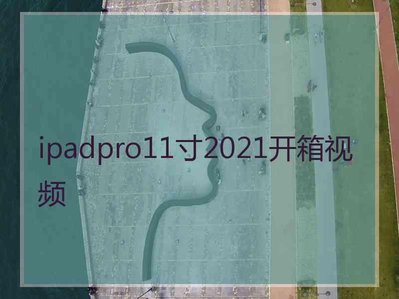 ipadpro11寸2021开箱视频