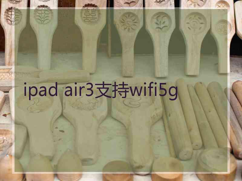 ipad air3支持wifi5g