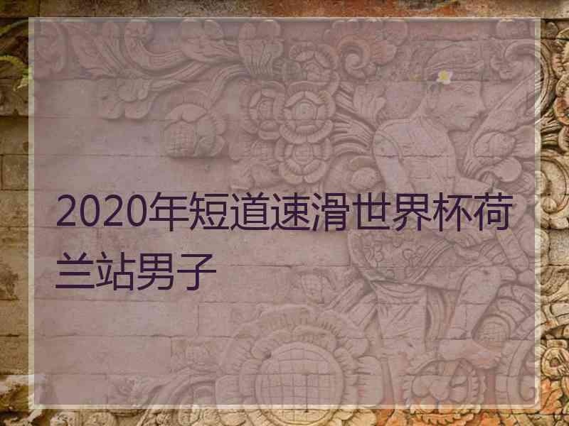 2020年短道速滑世界杯荷兰站男子