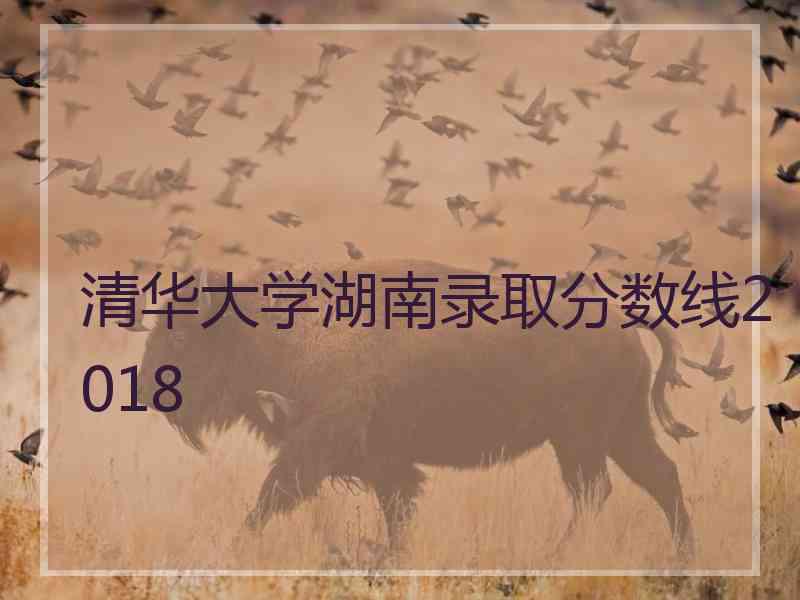 清华大学湖南录取分数线2018