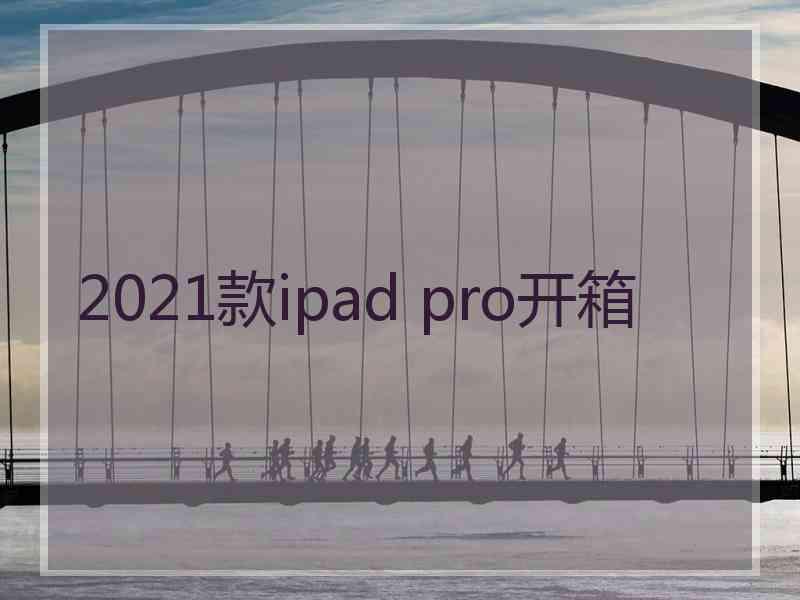 2021款ipad pro开箱