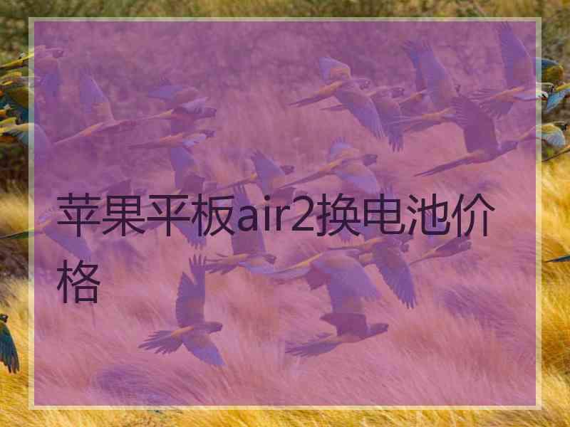 苹果平板air2换电池价格