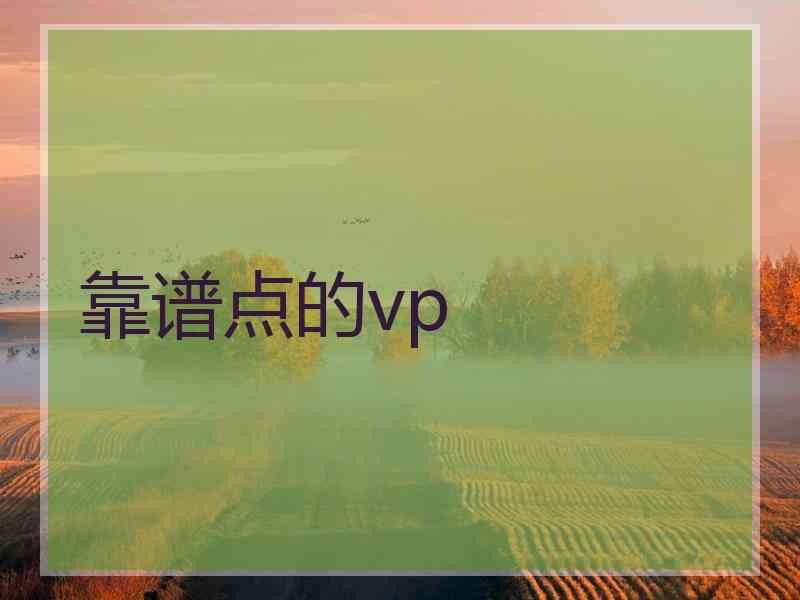靠谱点的vp