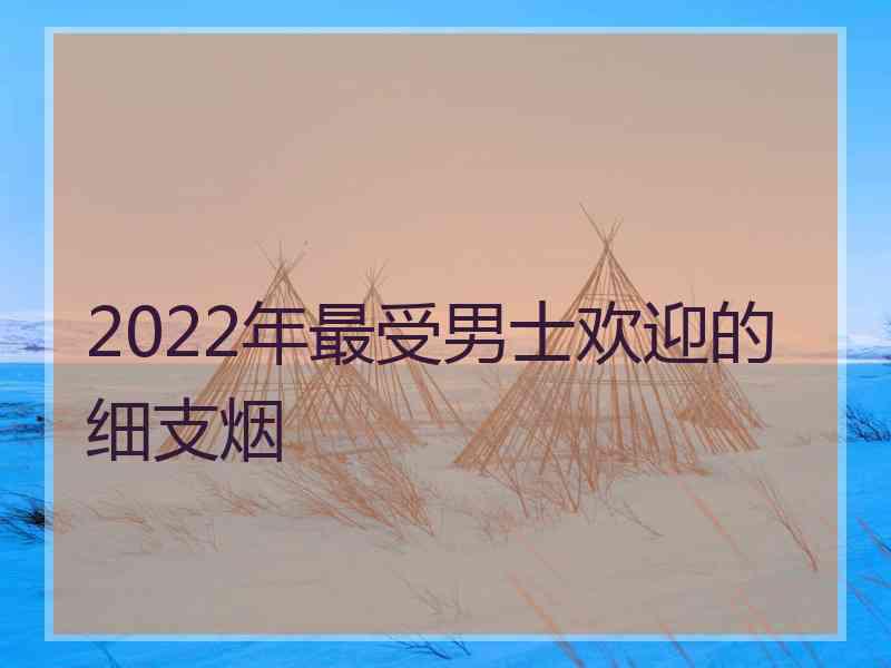 2022年最受男士欢迎的细支烟