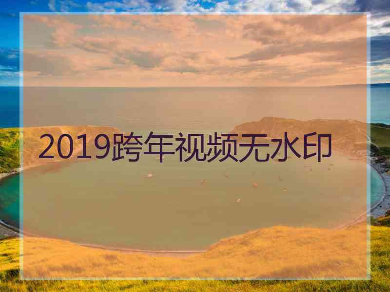 2019跨年视频无水印