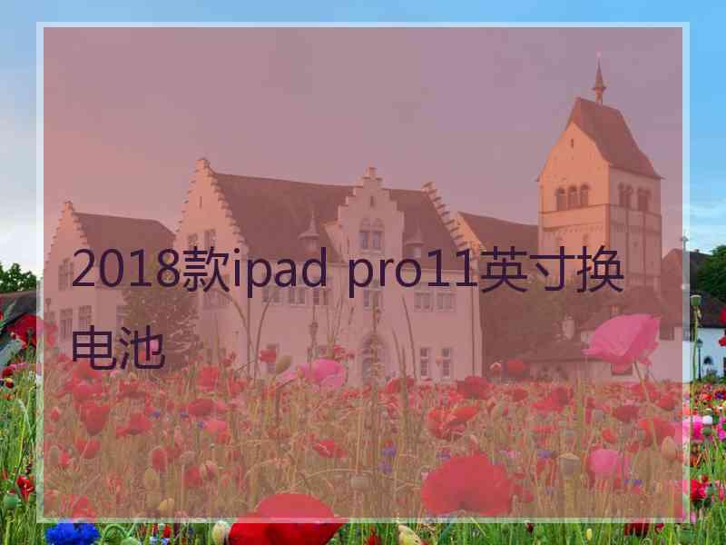 2018款ipad pro11英寸换电池