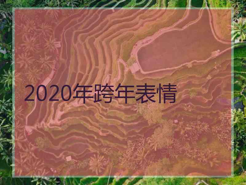 2020年跨年表情