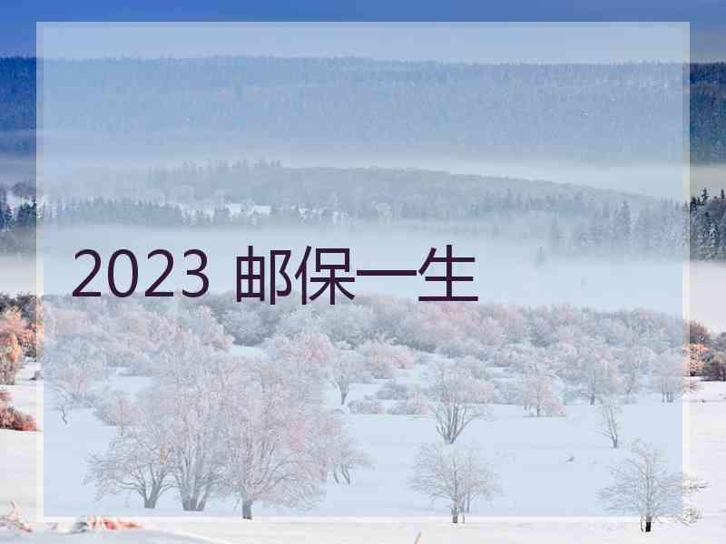 2023 邮保一生
