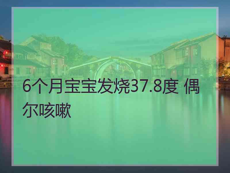 6个月宝宝发烧37.8度 偶尔咳嗽
