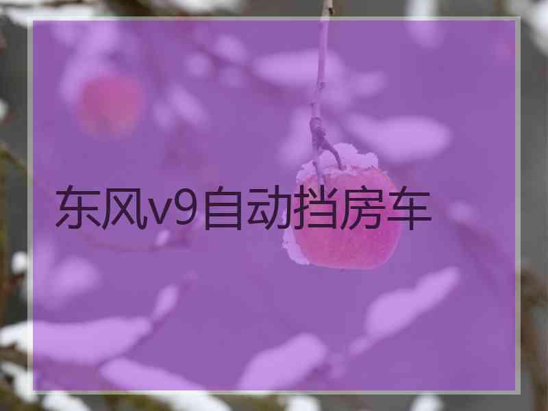 东风v9自动挡房车