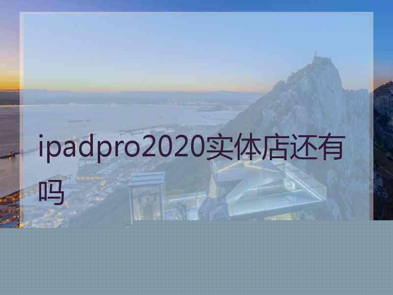 ipadpro2020实体店还有吗