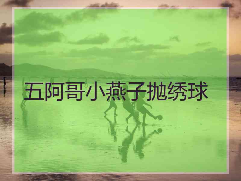 五阿哥小燕子抛绣球
