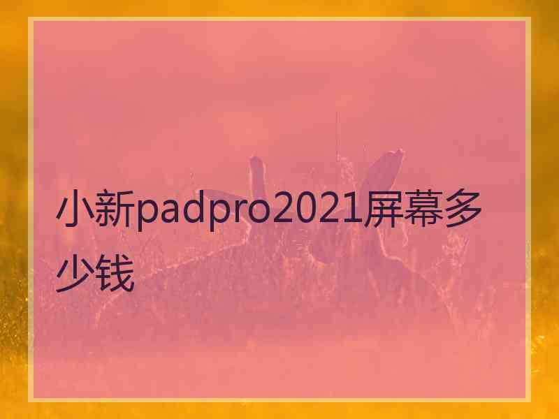 小新padpro2021屏幕多少钱