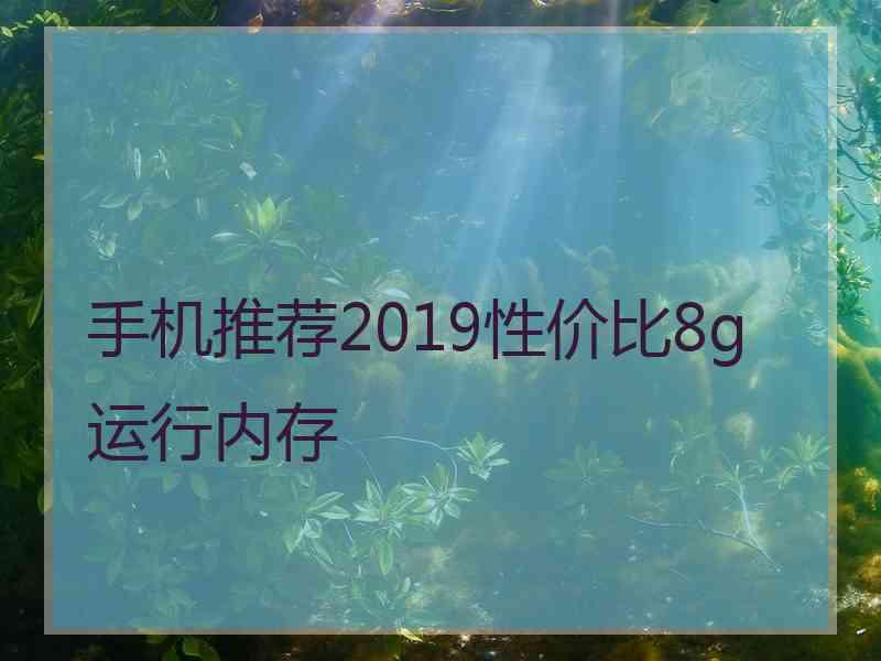 手机推荐2019性价比8g运行内存