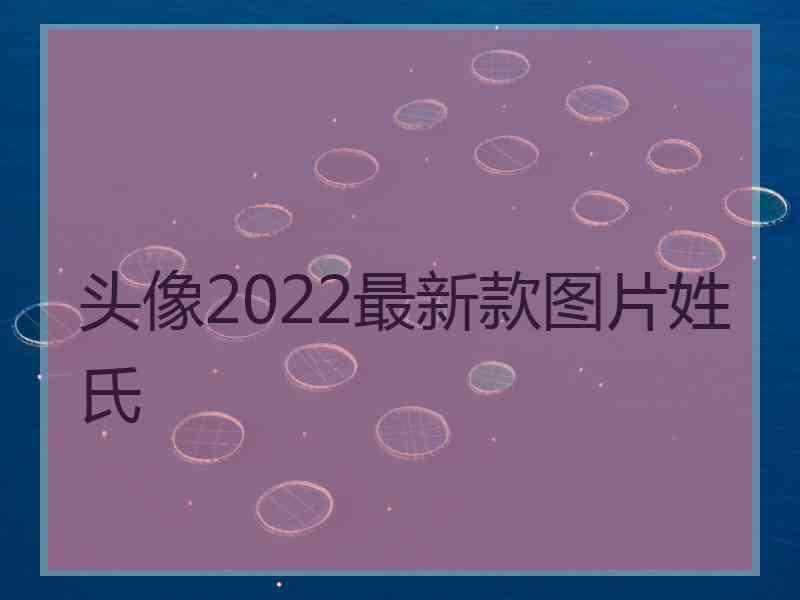 头像2022最新款图片姓氏