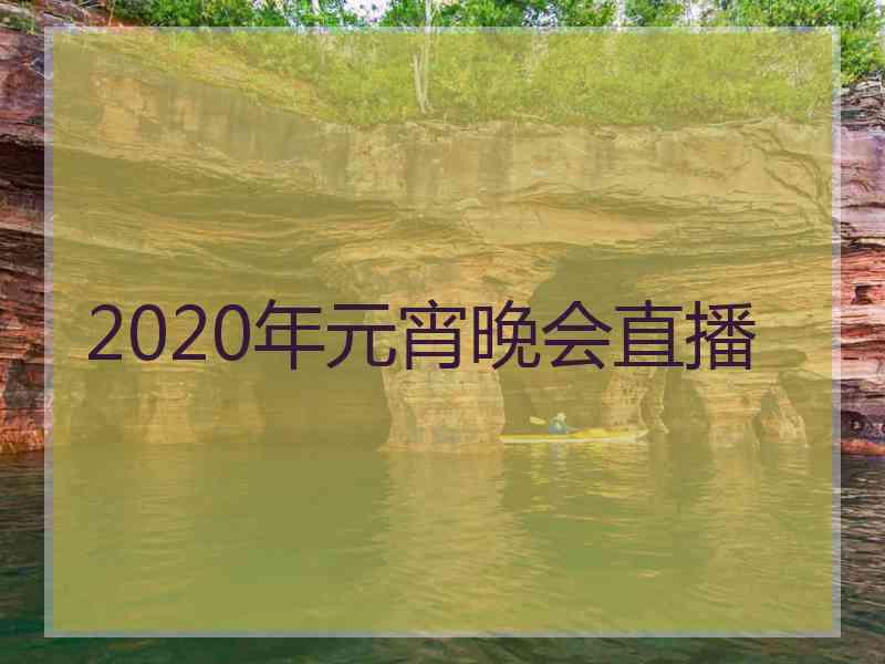 2020年元宵晚会直播