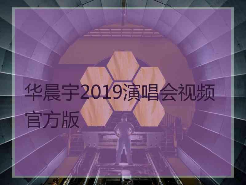 华晨宇2019演唱会视频官方版