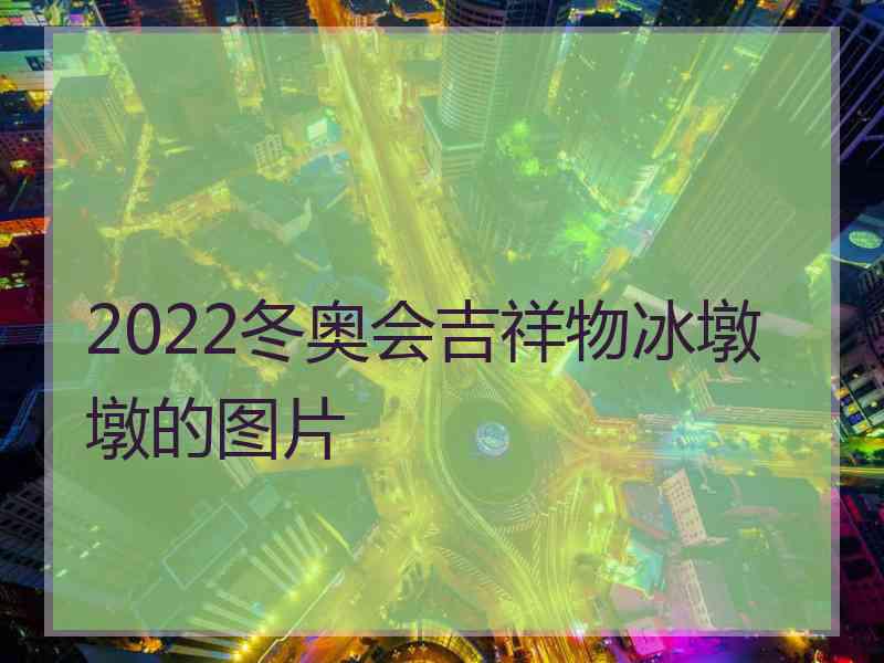 2022冬奥会吉祥物冰墩墩的图片