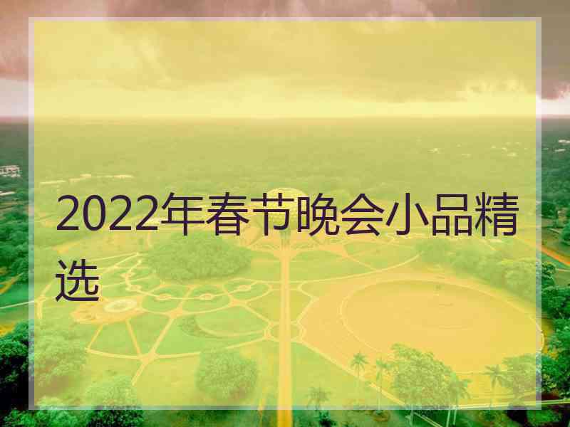 2022年春节晚会小品精选