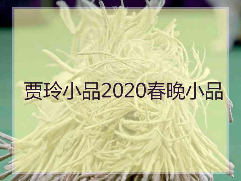 贾玲小品2020春晚小品