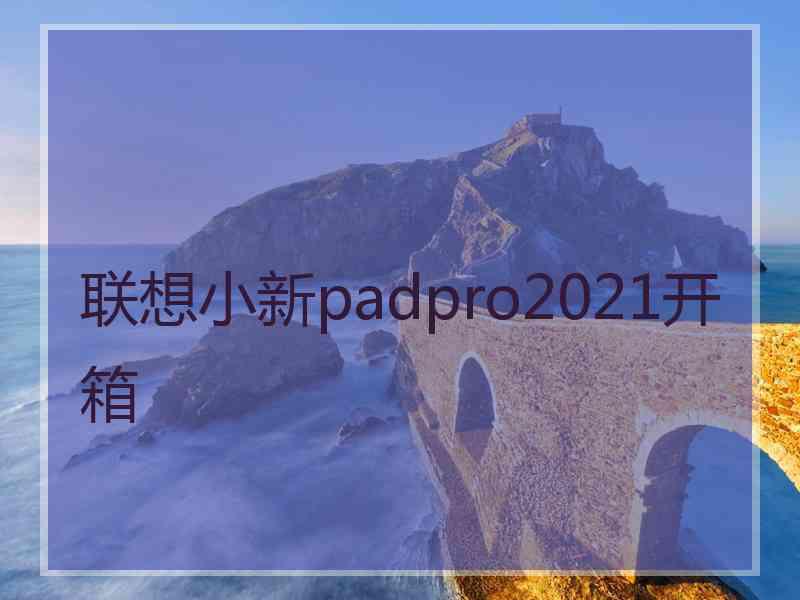 联想小新padpro2021开箱