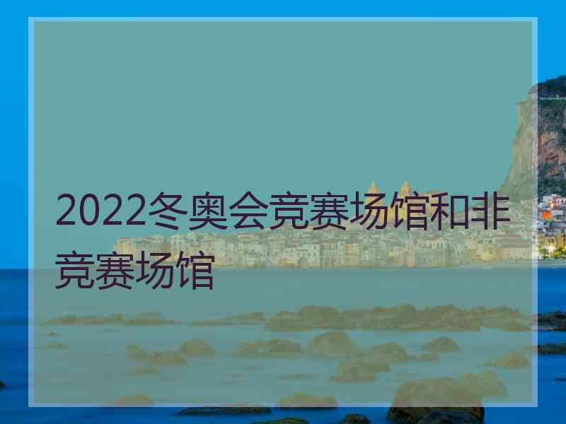 2022冬奥会竞赛场馆和非竞赛场馆