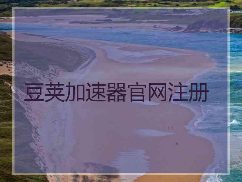 豆荚加速器官网注册