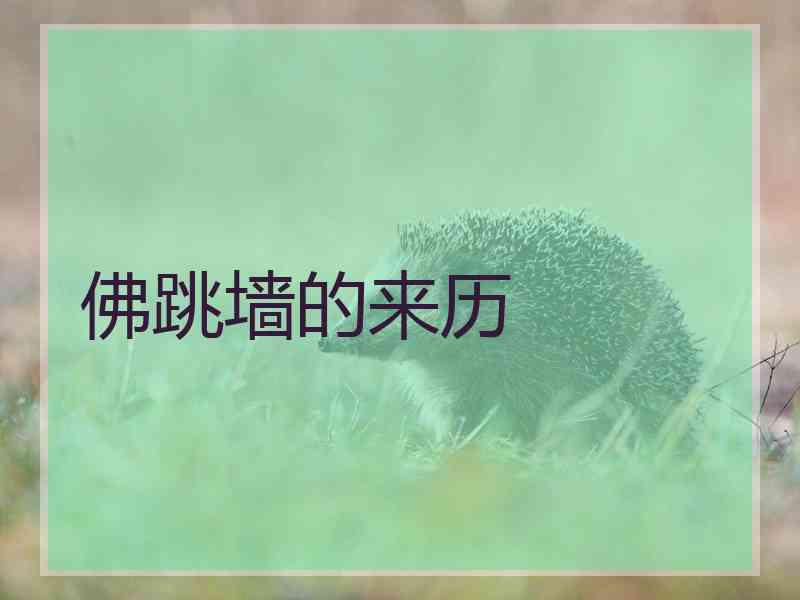 佛跳墙的来历